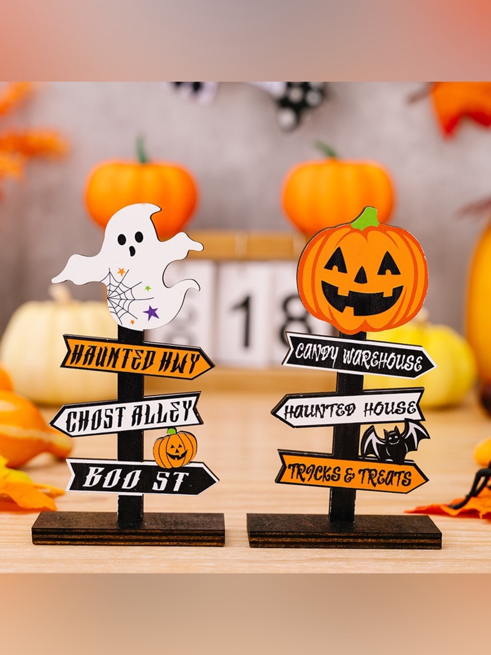 2-Piece Halloween Element Decor Ornaments